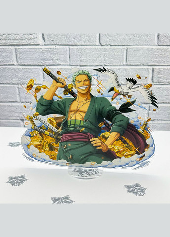 Акриловая коллекционная фигурка Аниме: One Piece Ван Пис Ророноа Зоро (2) 15 см No Brand (339619602)