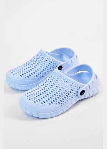 Кроксы детские для девочки светло-голубого цвета Let's Shop (317318883)
