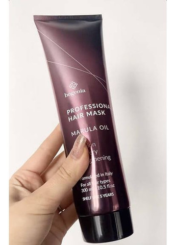 Профессиональная маска для волос с маслом марулы, 300мл Bogenia (369445282)