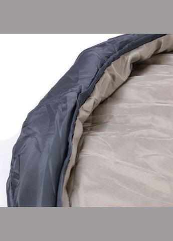 Спальный мешок (190+30)*75 см с капюшоном, серый LUGI (315433547)