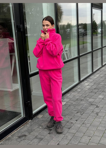 Спортивный костюм ТЕДДИ кофта и штаны () Флис (Полар) малина V.Velika (308250083)