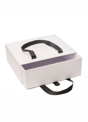 Подарочная коробка Primo White 23 х 20 х 8,5 см с ручками, Белая Pacco (296719657)