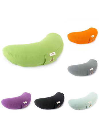 Подушка для йоги и медитации 46х25х10 – с гречневой лузгой салатовая IDEIA (333819592)