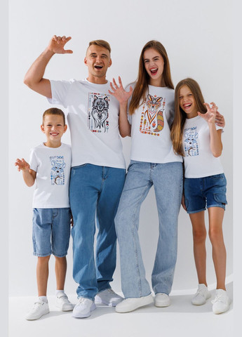 Белая летняя футболка патриотическая детская s-p-kb02302-fl 116 см белый (2000990627209s) shop (2000990627209) Demos