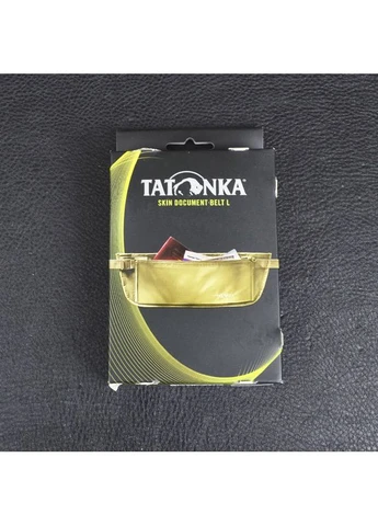 Гаманець нагрудний Skin Document Belt (14x33 см), бежевий 2849.225, легкий, зручний, з блискавкою Tatonka (394043668)