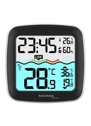 Термогігрометр WS9059 Black (WS9059) Technoline (315937353)