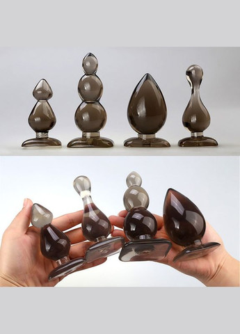 Анальная пробка 3.5 см Comfort силиконовая для новичков мягкая Leten (303880931)