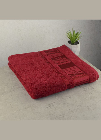 GM Textile набор полотенец для ванны 3шт 50х90см, 50х90см, 70х140см bamboon 450г/м2 () красный производство -