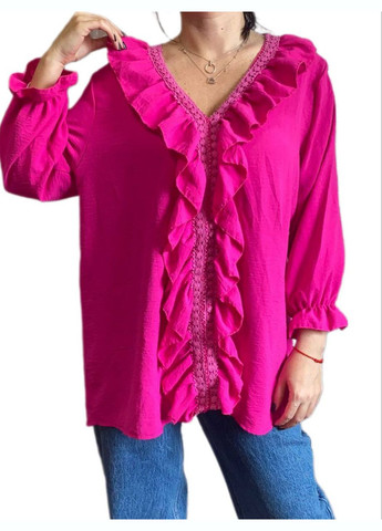 Фуксиновая (цвета Фуксия) рубашка Berta Lucci