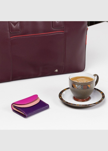 Розово - фиолетовый кожаный кошелёк женский Zanzibar RB126 BERRY M Visconti (303829908)