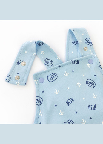 Ромпер с футболкой для мальчика с принтом Cool Голубой dexter's (348057285)