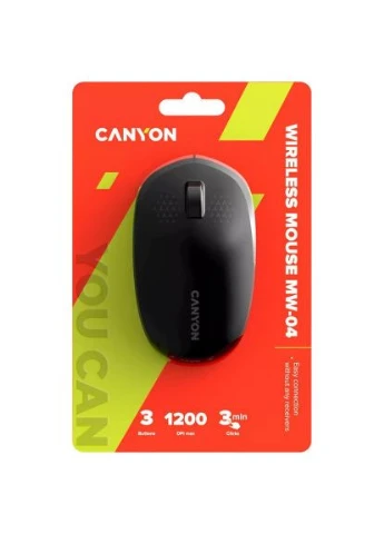 Мишка MW-04 Bluetooth Black (CNS-CMSW04B) Canyon (396692763)