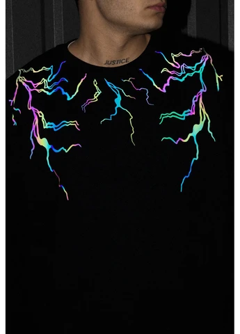Світшот Чоловічий Стаф З Відбиваючими Елементами Оверсайз Ic Black Reflective Oversize Seli Staff (396844748)
