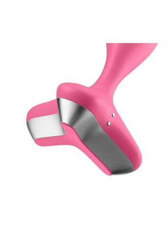 Анальна пробка з вібрацією у футуристичному дизайні Game Changer, рожевий Satisfyer (331170421)