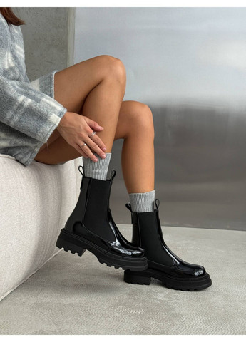 Зимние лакированные зимние челси Helen