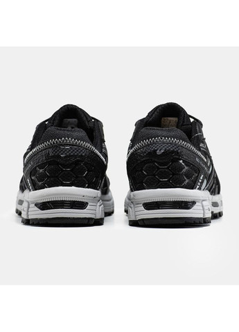 Черные демисезонные кроссовки мужские asics gel-kahana 8 black white v2 асикс гель кахано No Brand