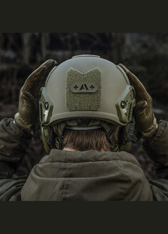 Нашивка группа крови +A+ сквозная Laser Cut Ranger Green M-TAC (315339435)