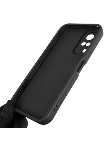 Чехол силиконовый Soft Touch с 3D принтом женским для Y51 2020 черный (Полная защита камеры) Vivo (373670791)