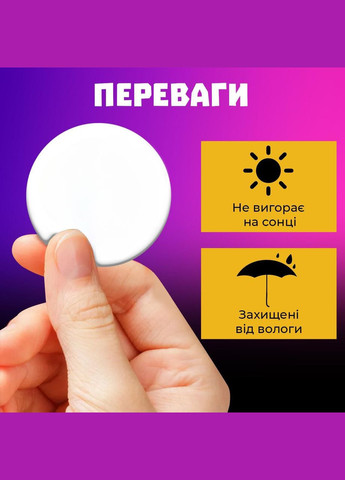 Значек Лабубу Labubu на булавке на рюкзак 44 мм 1 шт Shantou (337171572)