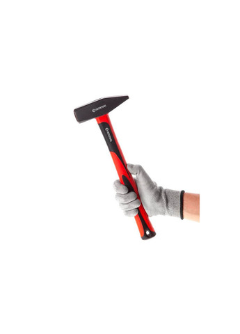 Молоток слесарный 1000 г фиберглассовая ручка для забивания по металлу Intertool (366217682)