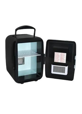 Холодильник похідний туристичний переносний 4 л з режимами охолодження обігріву роботою від мережі 220v 12v (482106-Prob) Чорний Unbranded (370456145)