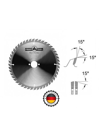Диск пильный 190х2,8х1,8х30 мм Z=40 форма зубца W (ATB) продольная и поперечная резка материалы на основ (11818) Profitool (298575379)