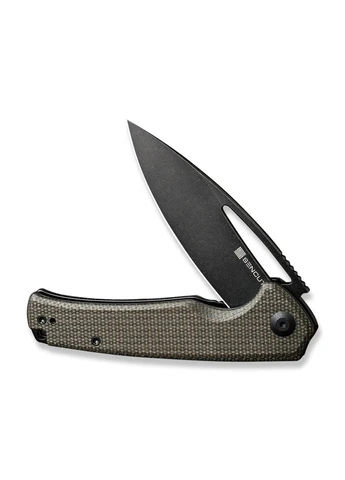 Складной нож туристический Mims, (8.8 см) 9Cr18MoV / Micarta темно-зеленый SENCUT (392458400)