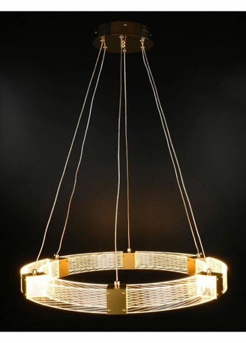 Люстра світлодіодна підвісна LED світильник для квартири на стелю ледве 26904 Золото 40-150х80х80 см. Sunnysky (324395954)