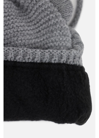 Комплект шапка-шарф для мальчика цвет серый CB-00286639 Yuki (368824101)