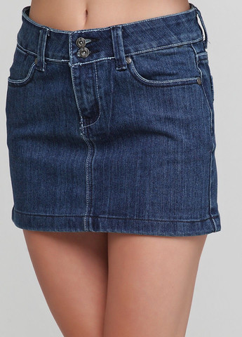 Синяя однотонная джинсовая юбка Castro