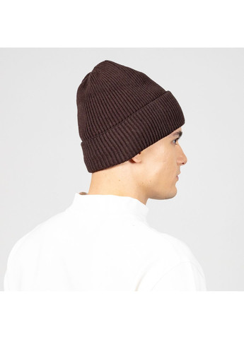 Шапка біні чоловіча бавовна коричнева РАДІОН 614-529 LuckyLOOK 614-529М (322783776)