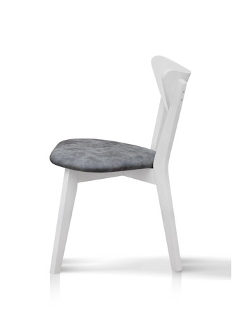 Кухонний стілець LUCAS Білий/Сірий 857517-01 857517 Comfort Line (355467921)