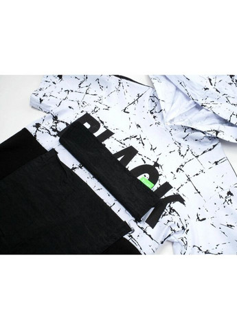 Комбінований літній набір дитячого одягу black (5049-116b-white) Smile