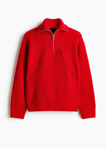 Красный демисезонный свитер H&M