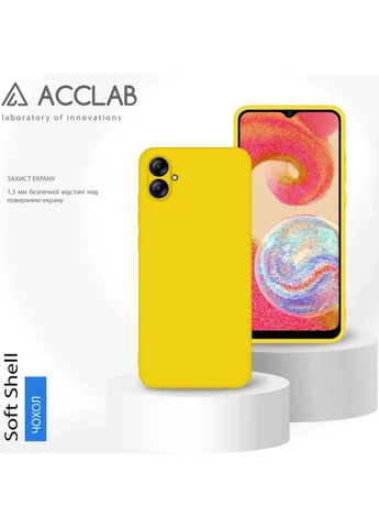 Чехол Silicone Case для Samsung Galaxy A04e Yellow (1283126601422) ACCLAB (391916744)