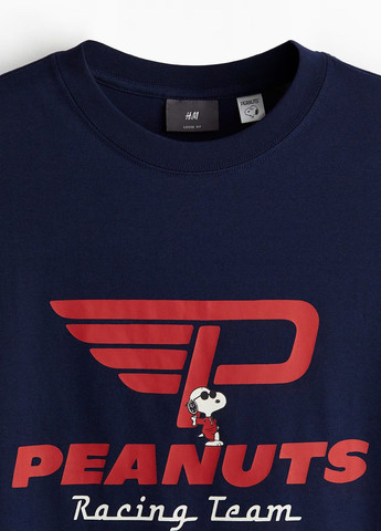 Темно-синя футболка H&M