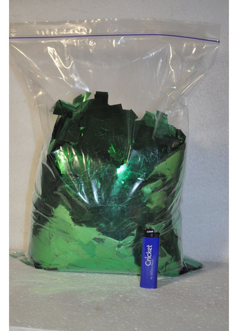 Коконфетти metafan металізований зелений двосторонній No Brand (368969817)