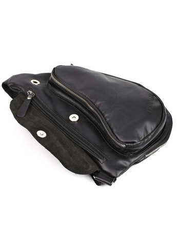 Кожаный рюкзак слинг tid3026GA черная наппа Tiding (315772240)