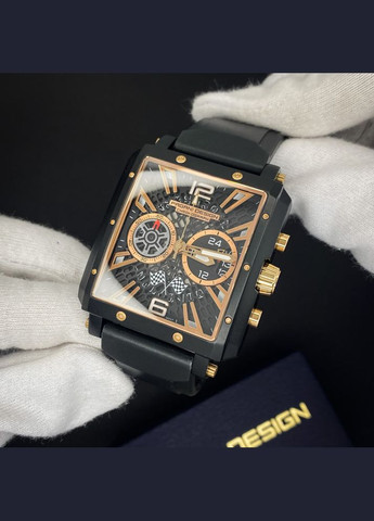 PD-1725 Black-Black кварцевый сasual, классический Pagani Design (342323362)