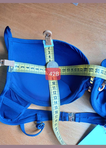 Синій літній модний роздільний купальник у синьому кольорі marc&andre 1936 672 марк андре Marc & André