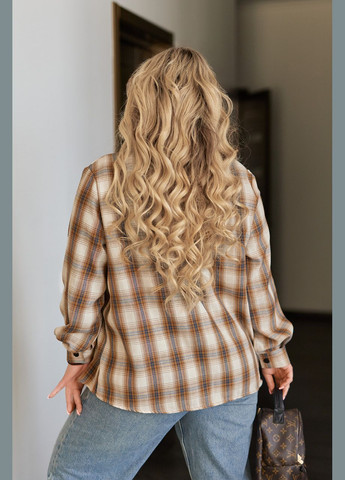 Бежевая рубашка Fashion Girl