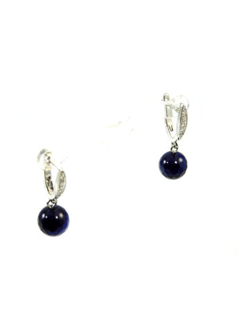 Эксклюзивные серьги Агат грань Fursa fashion (315591896)