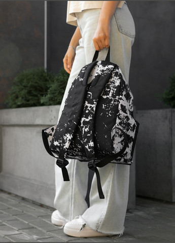 Жіночий рюкзак Active чорний з принтом Sambag (323437027)