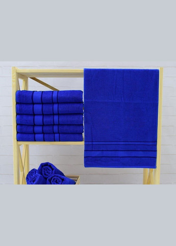 Рушник махровий Синій 70*140 (400 г/м²) Fadolli Ricci синій