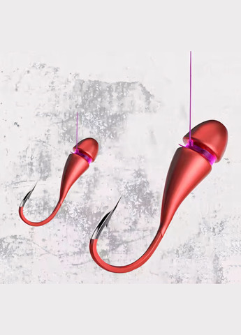 Набір з 10 перевернутих гачків з джиг-головкою WLDSLURE 0.43г No Brand (341325115)