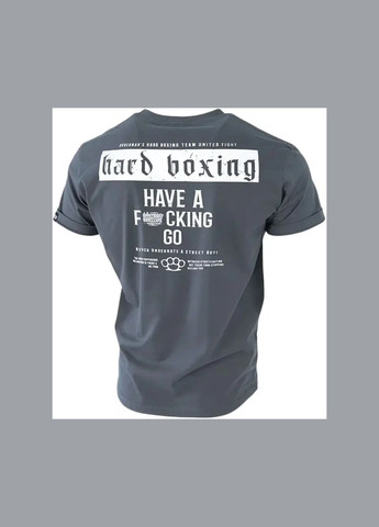 Серая футболка hard boxing ts315gst Dobermans Aggressive