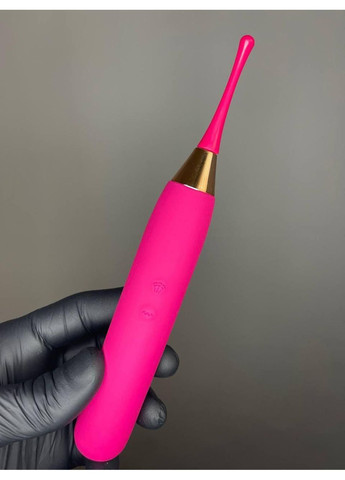 ЕКСКЛЮЗИВ 2024 ВІБРАТОР Жіночий гарний червоний 2 насадки No Brand (301867049)