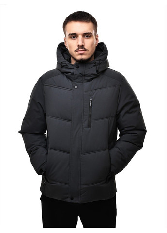 Серая зимняя куртка зимняя мужская No Brand