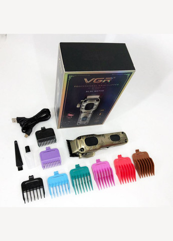 Багатофункціональний триммер для стрижки волосся і бороди V-027, Перукарські LF-771 машинки професійні VGR (351486323)