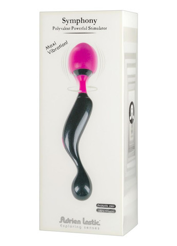 ТОЛЬКО У НАС! Вибратор 2 в 1 необычной формы 10 видов вибрации Symphony (302002023)